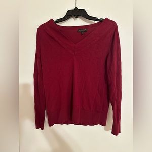Banana republic red silk cashmere sweater size M